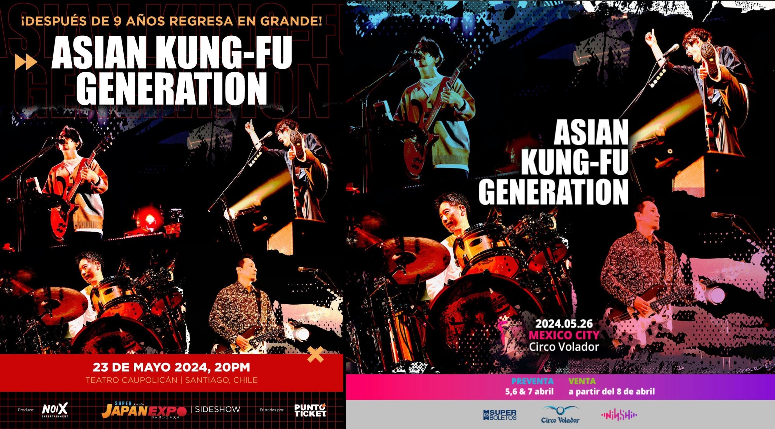 Asian Kung-Fu Generation are back to Chile and Mexico