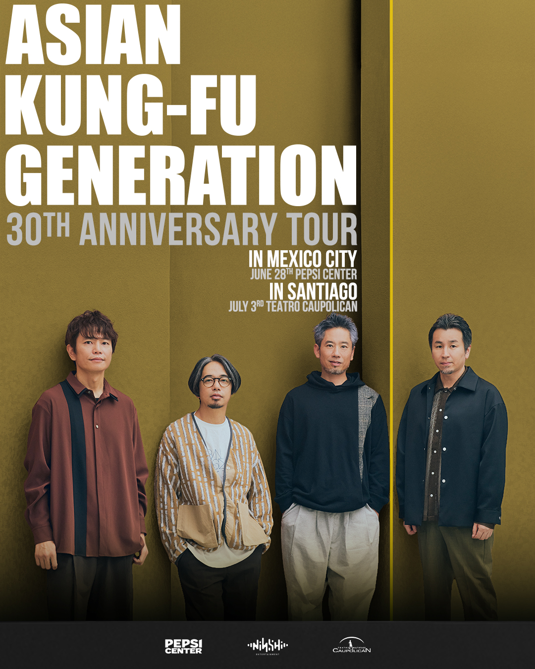 Asian Kung-Fu Generation are coming to Mexico and Chile for their 30th anniversary